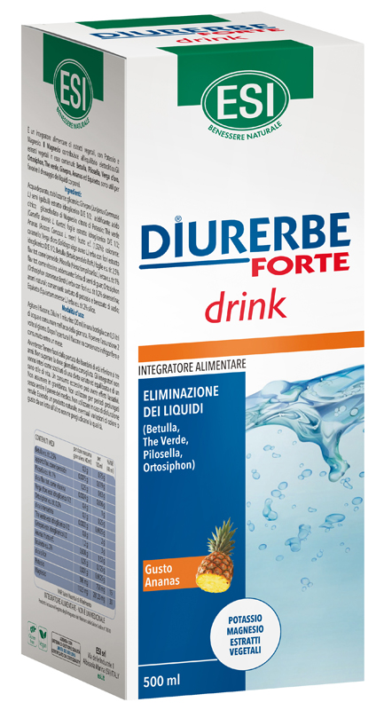 ESI DIURERBE FORTE DRINK ANANAS 500 ML - Antica Farmacia Ferrari