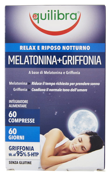 MELATONINA + GRIFFONIA 60 COMPRESSE - Antica Farmacia Ferrari