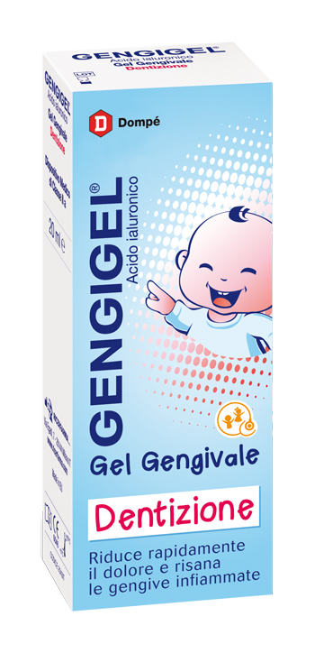 GENGIGEL GEL DENTIZIONE ACIDO IALURONICO 20 ML - Antica Farmacia Ferrari