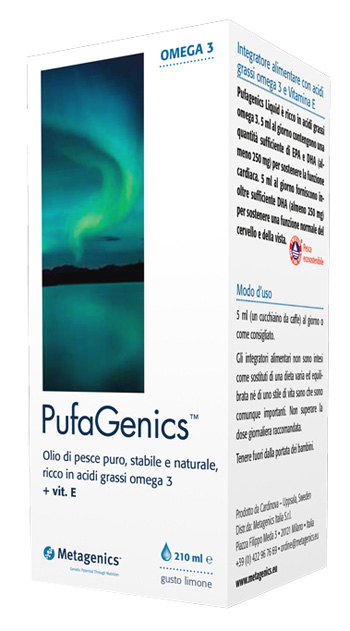 PUFAGENICS LIQUID LIMONE 210 ML - Antica Farmacia Ferrari