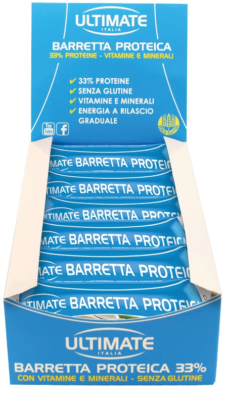 ULTIMATE BARRETTA PROTEICA GUSTO COCCO 24 PEZZI - Antica Farmacia Ferrari