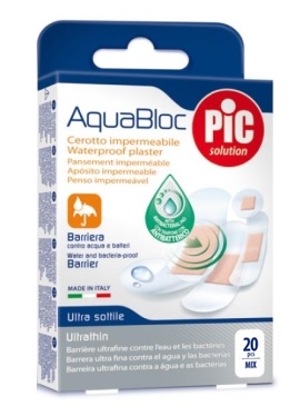 CEROTTO PIC AQUABLOC MIX ANTIBATTERICO 20 PEZZI - Antica Farmacia Ferrari