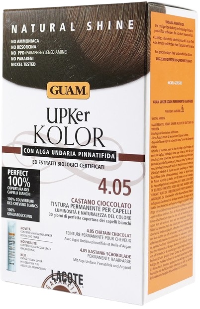 GUAM UPKER KOLOR TINTA CAPELLI 4,05 CASTANO CIOCCOLATO CON ALGA UNDARIA PINNATIFIDA - Antica Farmacia Ferrari