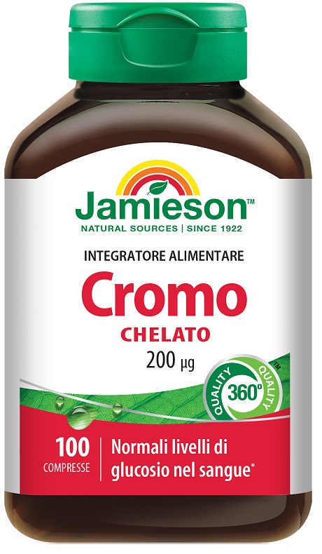 JAMIESON CROMO CHELATO 100 COMPRESSE - Antica Farmacia Ferrari