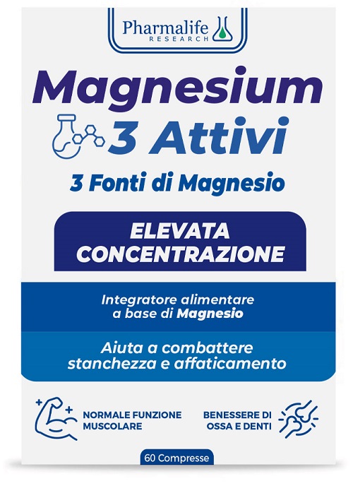 MAGNESIUM 3 ATTIVI 60 COMPRESSE - Antica Farmacia Ferrari