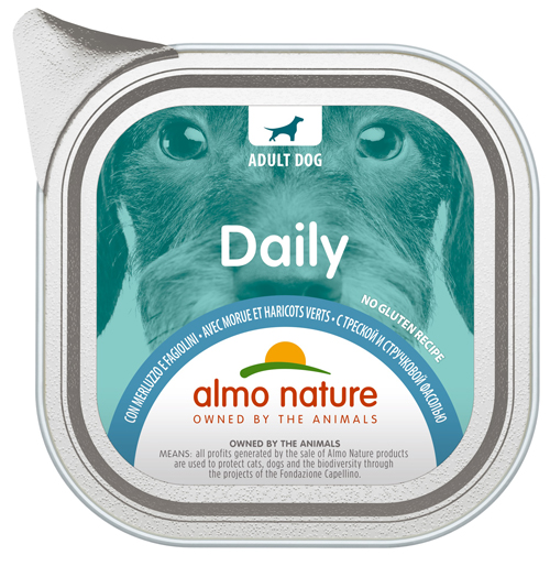 DAILY MENU DOGS MERLUZZO/FAGIOLINI 100 G - Antica Farmacia Ferrari