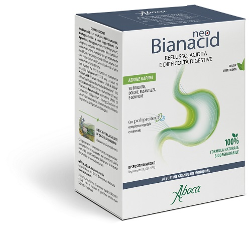 NEOBIANACID 20 BUSTINE MONODOSE 1,55 G - Antica Farmacia Ferrari