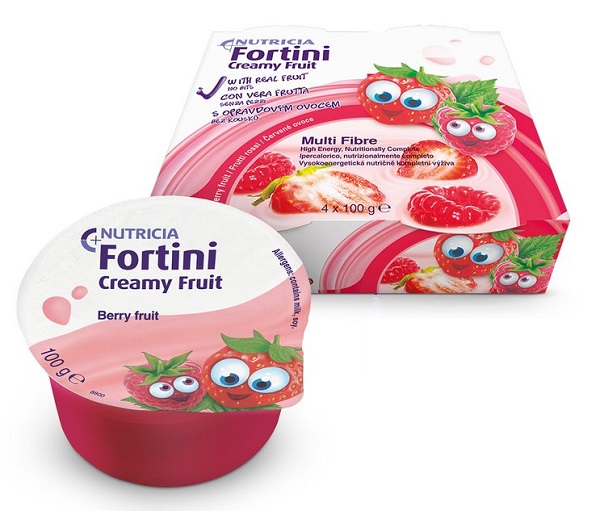 FORTINI CREAMY FRUIT MULTI FIBRE FRUTTI ROSSI 4X100 G - Antica Farmacia Ferrari