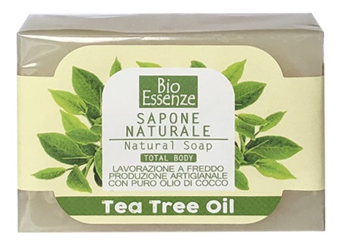 BIO ESSENZE SAPONE NATURALE TEA TREE OIL 100 G - Antica Farmacia Ferrari
