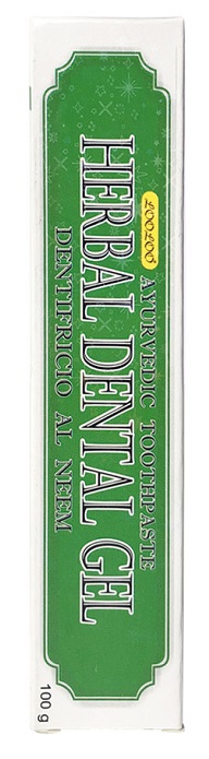 HERBAL DENTAL GEL DENTIFRICIO AYURVEDICO AL NEEM 100 G - Antica Farmacia Ferrari