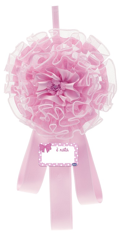 CHICCO ANNUNCIO NASCITA FIOCCO ROSA - Antica Farmacia Ferrari