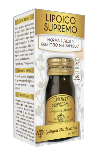 LIPOICO SUPREMO 60 PASTIGLIE - Antica Farmacia Ferrari
