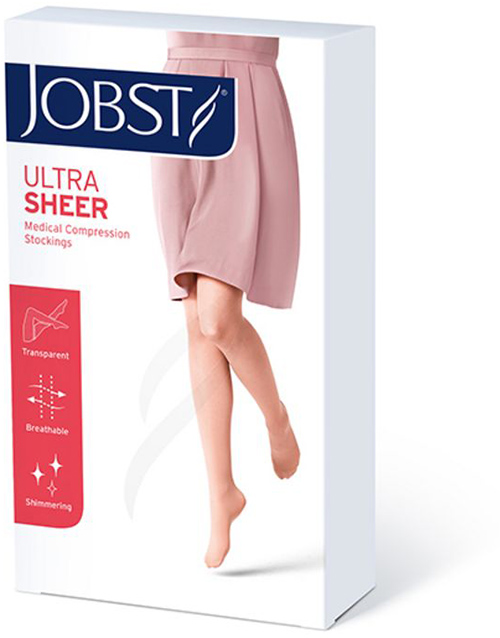 CALZA COMPRESSIVA JOBST ULTRASHEER 5-10MMHG COLLANT NATURAL 5 - Antica Farmacia Ferrari