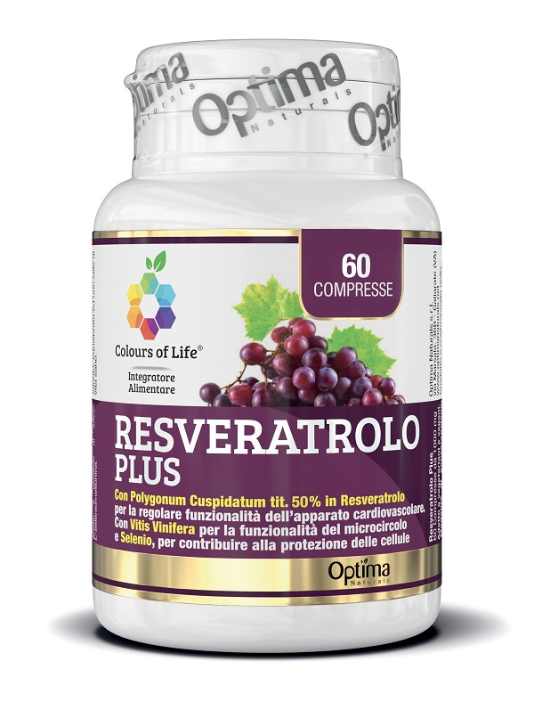 COLOURS OF LIFE RESVERATROLO PLUS 60 COMPRESSE 1000 MG - Antica Farmacia Ferrari