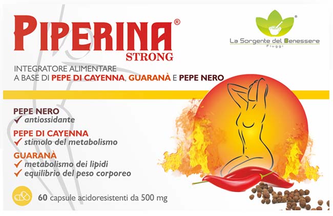 PIPERINA STRONG 60 CAPSULE - Antica Farmacia Ferrari