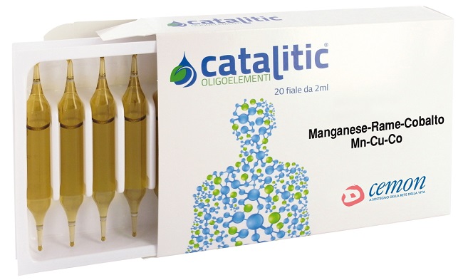CATALITIC OLIGOELEMENTI MANGANESE RAME COBALTO MN-CU-CO- 20 AMPOLLE - Antica Farmacia Ferrari