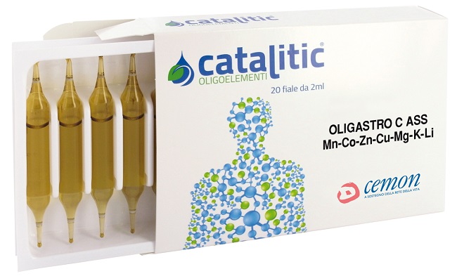 CATALITIC OLIGOELEMENTI OLIGATRO MN-CO-ZN-CU-MG-K-LI 20 AMPOLLE - Antica Farmacia Ferrari