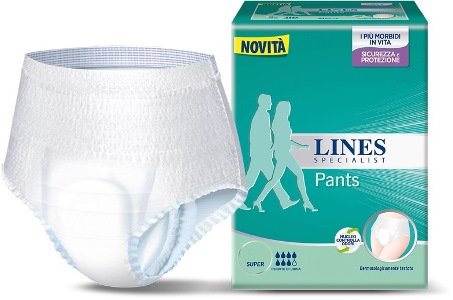 LINES SPECIALIST PANTS SUPER L A MUTANDINA 12 PEZZI FARMA - Antica Farmacia Ferrari