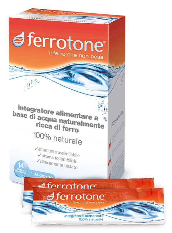 FERROTONE 14 BUSTINE 20 MG - Antica Farmacia Ferrari