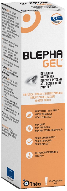 BLEPHAGEL GEL DETERGENTE PALPEBRE TUBO 30G - Antica Farmacia Ferrari