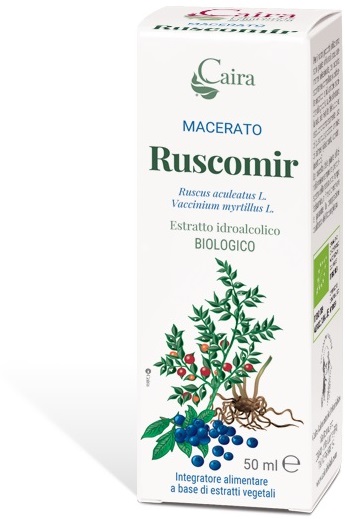 CAIRA RUSCOMIR MACERATO IDROALCOLICO BIO GOCCE 50 ML - Antica Farmacia Ferrari