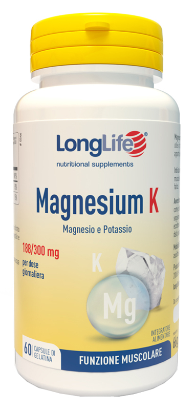 LONGLIFE MAGNESIUM K 60 CAPSULE - Antica Farmacia Ferrari