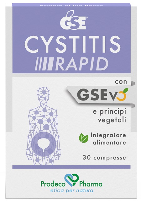 GSE CYSTITIS RAPID 30 COMPRESSE - Antica Farmacia Ferrari