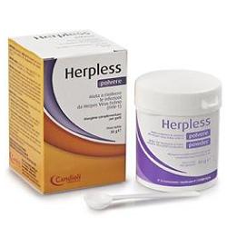 HERPLESS POLVERE BARATTOLO 30 G CON MISURINO - Antica Farmacia Ferrari