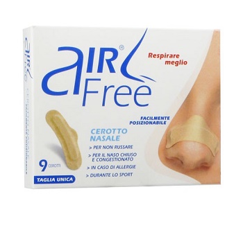 AIRFREE CEROTTO NASALE 9PEZZI - Antica Farmacia Ferrari