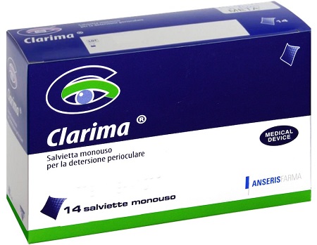 SALVIETTA PERIOCULARE CLARIMA 14 PEZZI - Antica Farmacia Ferrari