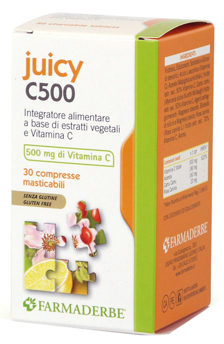 JUICY C 500 30 COMPRESSE - Antica Farmacia Ferrari
