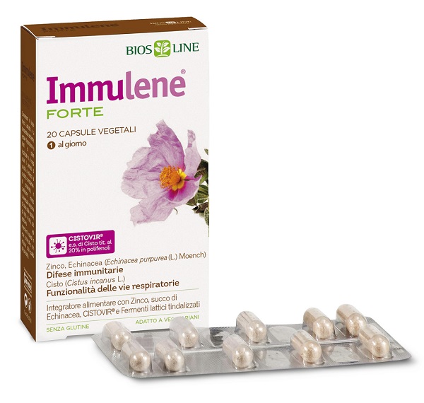 BIOSLINE IMMULENE FORTE 20 CAPSULE - Antica Farmacia Ferrari