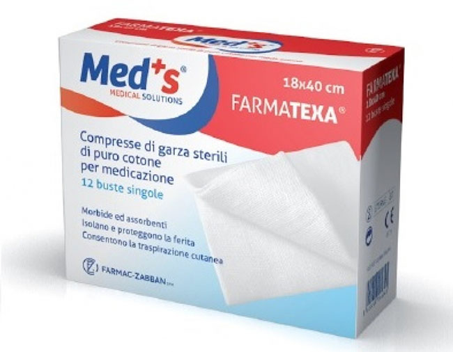 GARZA COMPRESSA MEDS 12/12 18X40CM 12 PEZZI - Antica Farmacia Ferrari