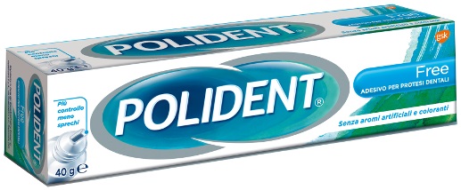 POLIDENT FREE ADESIVO PER PROTESI DENTARIA 40 G - Antica Farmacia Ferrari