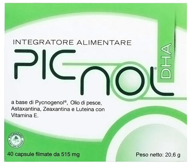 PICNOL DHA 40 CAPSULE 21,11 G - Antica Farmacia Ferrari