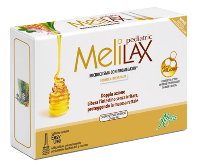 MELILAX PEDIATRIC MICROCLISMI 6 PEZZI 5 G - Antica Farmacia Ferrari