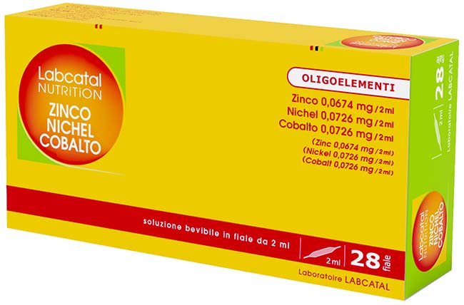 LABCATAL OLIGOSOL ZINCO/NICHEL/COBALTO 28 FIALE 2 ML - Antica Farmacia Ferrari