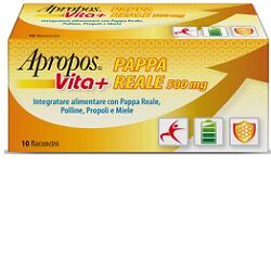 APROPOS VITA+ PAPPA REALE 500 MG 10 FLACONCINI 10 ML - Antica Farmacia Ferrari