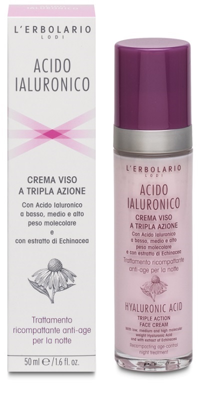 ACIDO IALURONICO CREMA VISO A TRIPLA AZIONE 50 ML - Antica Farmacia Ferrari