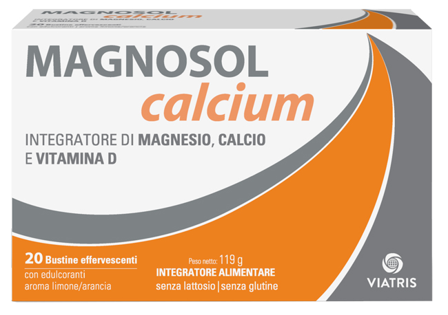 MAGNOSOL CALCIUM POLVERE EFFERVESCENTE 20 BUSTINE - Antica Farmacia Ferrari