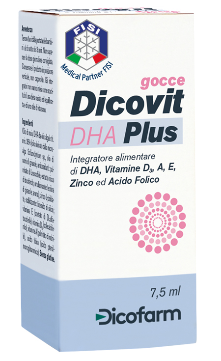 DICOVIT DHA PLUS 7,5 ML - Antica Farmacia Ferrari