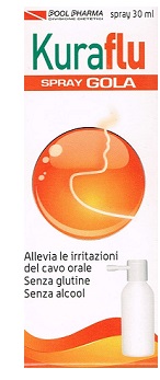 KURAFLU SPRAY GOLA 30 ML - Antica Farmacia Ferrari