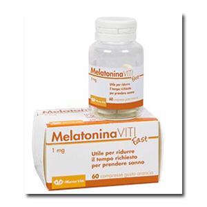 MELATONINA VITI FAST 1MG 60 COMPRESSE GUSTO ARANCIA - Antica Farmacia Ferrari