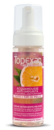 NEW TOPEXAN ACQUA MOUSSE ANTIMPURITA' 170 ML - Antica Farmacia Ferrari