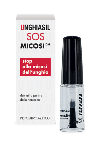 ANTIMICOTICO UNGHIASIL SOS MICOSI IN FLACONE DI VETRO 5 ML CON PENNELLO APPLICATORE + ASTUCCIO - Antica Farmacia Ferrari