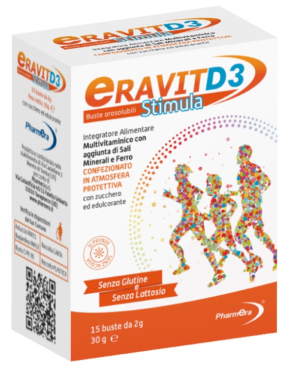 ERAVIT D3 STIMULA 15 BUSTINE STICK PACK 2 G - Antica Farmacia Ferrari