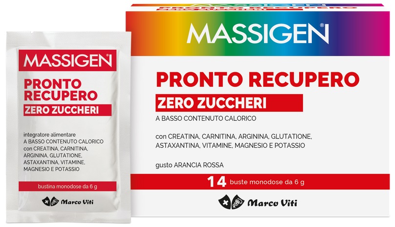 MASSIGEN PRONTO RECUPERO ZERO ZUCCHERI 14 BUSTINE - Antica Farmacia Ferrari
