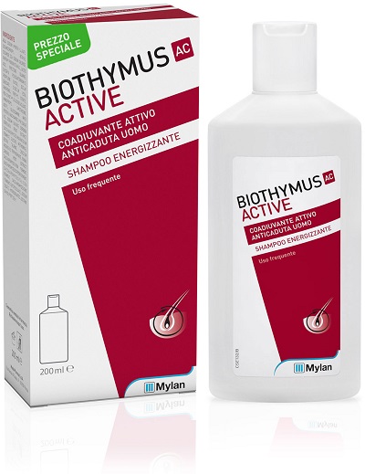 BIOTHYMUS AC ACTIVE SHAMPOO ENERGIZZANTE UOMO 200 ML PREZZO SPECIALE - Antica Farmacia Ferrari