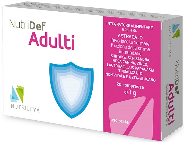 NUTRIDEF ADULTI 20 COMPRESSE - Antica Farmacia Ferrari