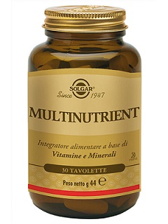 MULTINUTRIENT SOLGAR 30 TAVOLETTE - Antica Farmacia Ferrari